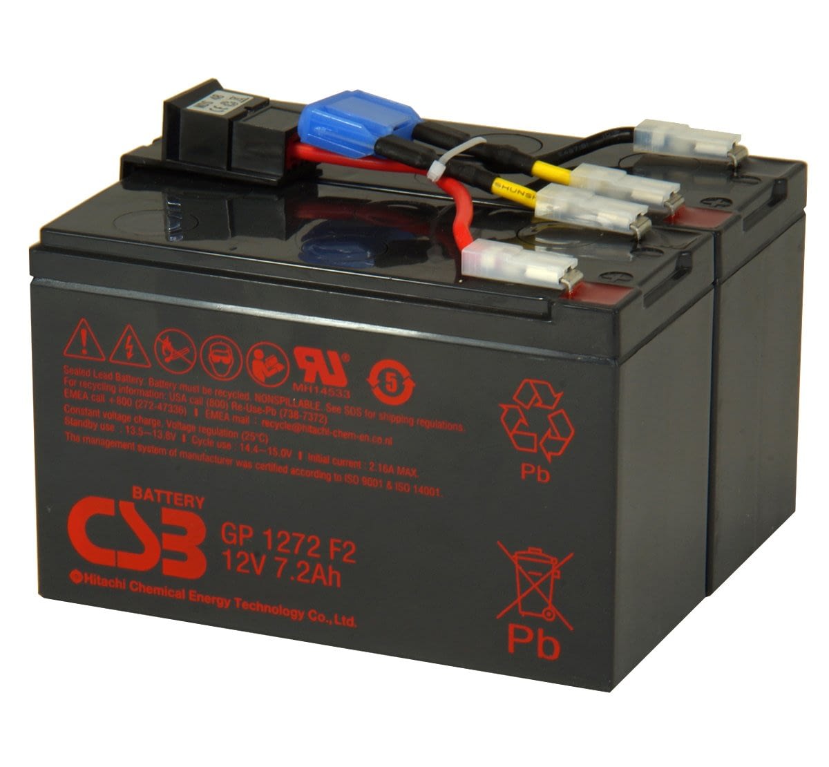APC Replacement Battery Pack | Cartridge Replaces APC RBC48 - UPS Power ...